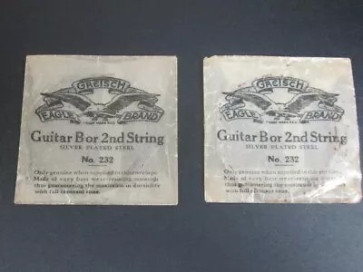 Vintage Gretsch Guitar Strings- Lot Of 2new'old Stock'in Envelopestarnished'B' • $2.50