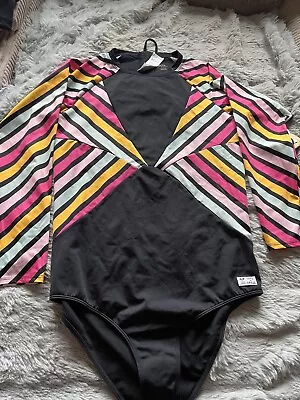 Ladies Roxy Pop Surf All In One Size Xl Zip On Back  Swimming  • £20