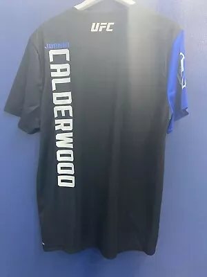 UFC Reebok Adult Large Joanne Calderwood Walk Out Tee Black/blue • £29.99