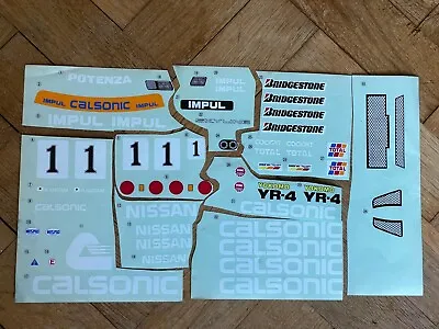 Yokomo Nissan Skyline GT-R R32 YR4  Calsonic 1/10 Stickers Unused Vintage • £20