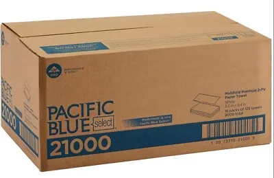 Pacific Blue Select MultiFold Premium 2-Ply Paper Towel GP PRO CS Of 2000 Towels • $49.95