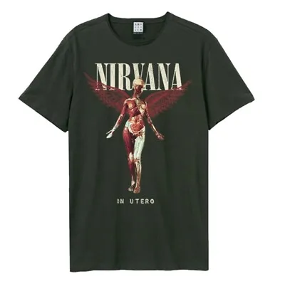 Amplified Nirvana IN Utero Colour Official Merchandise T-Shirt • $54.62