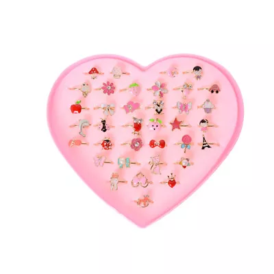 Fashion Adjustable Kids Sweet Alloy Ring Children Costume Jewelry Toy Gift~mj • $5.07