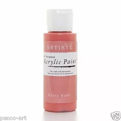 £1.59 • Buy Docraft Artiste Craft Acrylic Paint Bottles 88 Colours.  Matt, Metallic Or Pearl