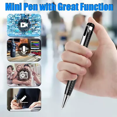 Mini Body Pocket Pen Camera Video Recorder DVR Security Cam 1080P HD Camcorder • $23.40