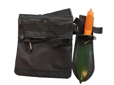 Calces365 13  Serrated Metal Detecting Edge Digger With Metal Detecting Pouch • $24.99