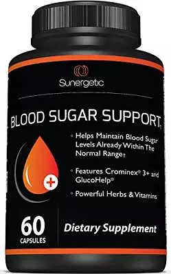 Premium Blood Sugar Support Supplement–Supports Healthy Blood Sugar Levels  • $33.17