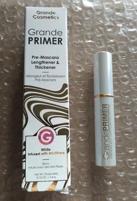Grande PRIMER Pre-Mascara Lengthener & Thickener WHITE Boost Lash Volume 4.4g • £9.99