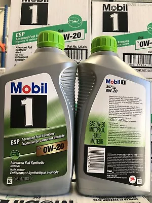 4.73L 5xQT Mobil 1 Full Synthetic Engine Oil ESP X2 0W-20 VW508/509 MB229.71 C20 • $100