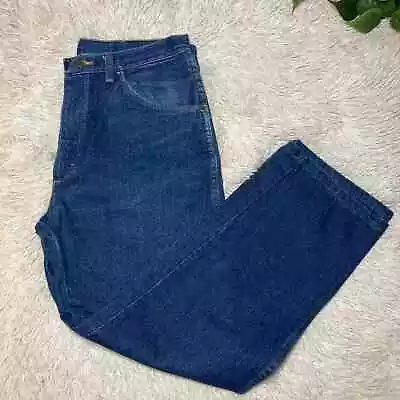 Wrangler| Mens Vintage Dark Wash Blue Casual Denim Jeans  • $25