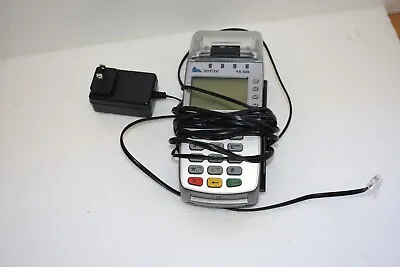 Verifone VX520 Credit Card Terminal Reader VX 520 W/ Adapter AS SEEN • $6.50