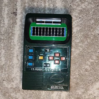 Vintage Mattel Classic Football 2 Handheld Electronic Video Game (43567) • $28.88
