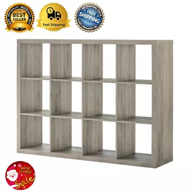 Cube Storage Organizer Shelving 12-Cube Shelves Rack Display Modular Bookshelf • $145.50