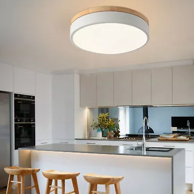 Modern Ceiling Light 3 Color Dimming LED Chandelier Kitchen Pendent Lamp Fixture • $37.90