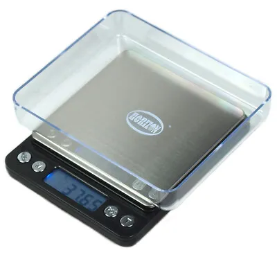 ACCT-500 500g X 0.01g Digital Scale Precision Weighing Counting Scale/Tray Black • $12.85