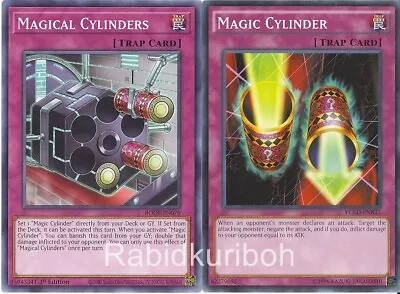 Yugioh Magic Cylinder + Magical Cylinders Set • $3.50