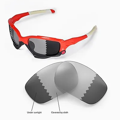 New Walleva Polarized Transition/Photochromic Lenses For Oakley Racing Jacket • £27.62