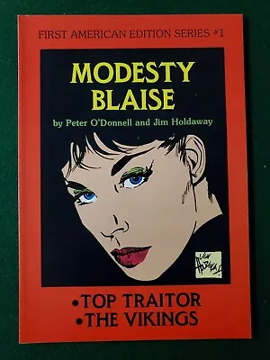 Modesty Blaise First American Edition Series #1 Top Traitor The Vikings Tpb 1981 • $12.95