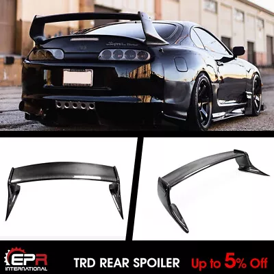 For Toyota Supra MK4 TR-Style Carbon Fiber Rear Trunk Spoiler Wing Lip Bodykits • $907.20