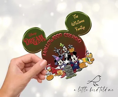 Halloween Disney Cruise Door Magnet Halloween On The High Seas Cruise Gift • £7.79