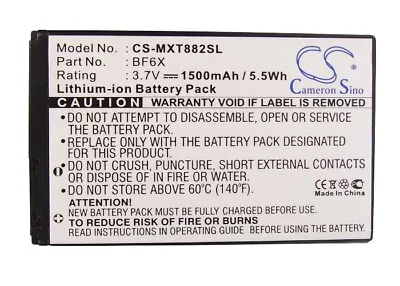 ??BF6X  SNN5885  Battery For Motorola XT882  Droid 3  XT862  Milestone 3   XT883 • $16.45