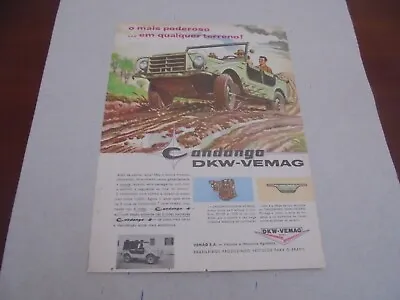 1960 Advertisement Jeep Candango DKW-VEMAG Original Print Ad  • $4