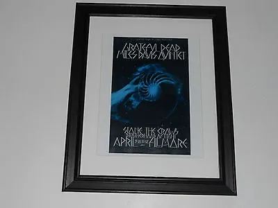 Framed Miles Davis & Grateful Dead '70 Handbill Fillmore Mini-Poster 14  By 17  • $45