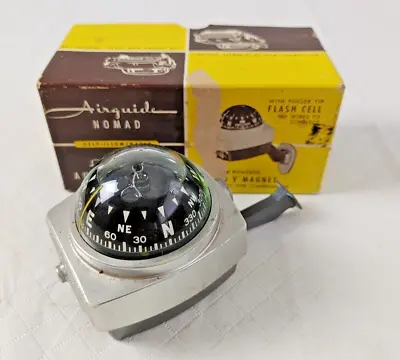 Vintage Vehicle Airguide Nomad Compass 79B Visa-Dome Dial In Original Box #21540 • $39.90