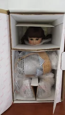 MARIE OSMOND Fine Porcelain Doll ~DOROTHY & TOTO From WIZARD OF OZ~COA~ NIB • $24.50