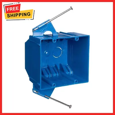 2-Gang 32 Cu In. Blue PVC New Work Electrical Switch And Outlet Box High Quality • $3.39