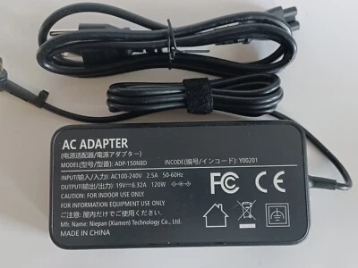 $23.99 • Buy AC Adapter For Asus ROG ADP-150NBD - 19V 6.32A 120W AC100-240V 2.5A W/Power Cord