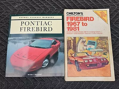 Pontiac Firebird Trans AM 1967-81 Service Repair Manual Chilton + Bonus Book • $20