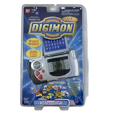 Digimon Digivice D Terminal Silver Bandai 1997 Database Terminal NEW • $272.68