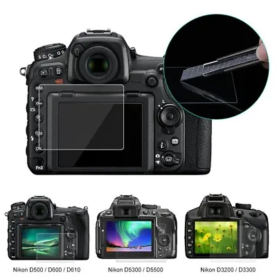 Tempered Glass Screen Protector Film For Nikon D500/D800/D5300/D3200/3300/Z6/Z7 • $5.45