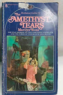 Vintage Paperback MARILYN ROSS Birthstone Gothic #2 The Amethyst Tears 1st Print • $12.88