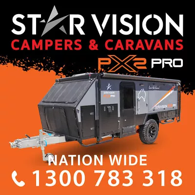 STAR VISION PX2 PRO Pop-Top Hybrid Off Road Camper Trailer • $49990