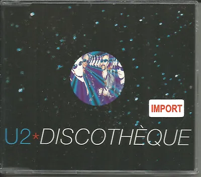 U2 Discotheque 4TRX W/RARE MIXES Europe PICTURE DISC CD Single SEALED USA Seller • $24.99