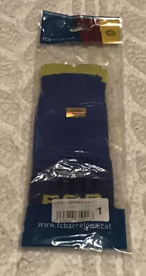 FC Barcelona Socks Medias Portero Barca Blue 100% Acrylic NWT • $9.99