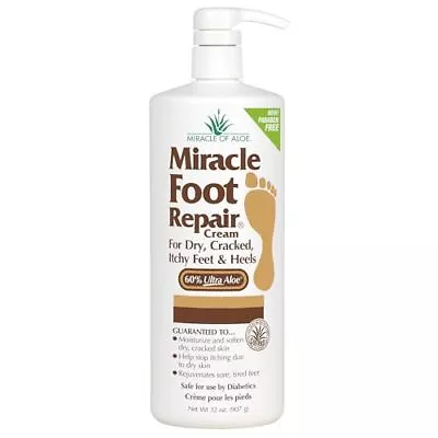 Miracle Foot Repair Cream | 32 Ounce Bottle | Fast Relief For Dry Cracked Feet • $52.91