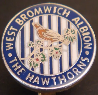 WEST BROMWICH ALBION Club Crest Type Badge Brooch Pin In Gilt 17mm Dia • £8