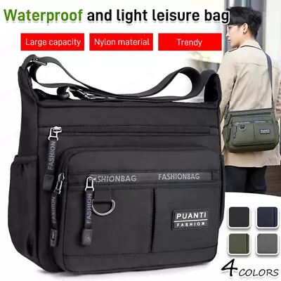 One-shoulder Cross-body Backpack Men's Bag Oxford Cloth Casual Business Style • $26.24