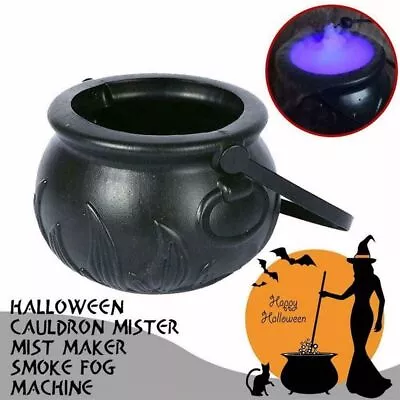 Mist Smoke Fog Machine Halloween Cauldron Skull Jar Witch Barrels Party Prop • $3.82