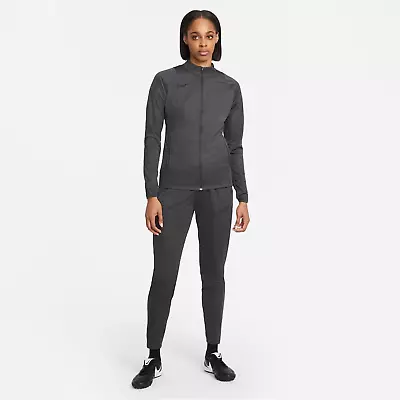 NIKE Womens Tracksuit Set Grey XS Dri Fit Academy Track Jacket & Pants DC2096060 • $61.93