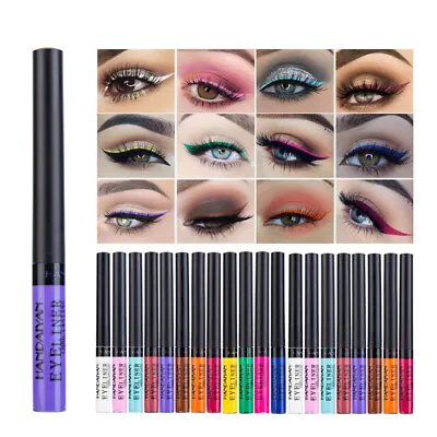 12 Colour Matte Long Lasting Waterproof Fade-Proof Liquid Eyeliner UK Seller • £2.95