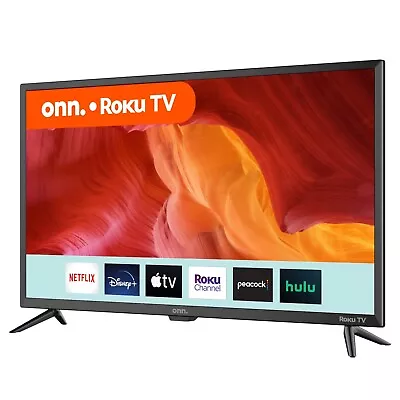 32   Inch LED 720P HDTV SMART W/ROKU Apps Black HD TV • $88.99
