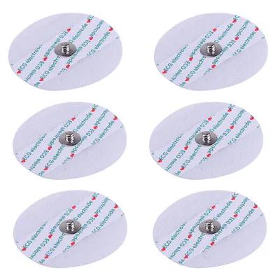 50PCS Adult Disposable ECG/EKG Electrode Pads Ag/AgCI Sensor 50mm W/ Adhesive Le • £9.23