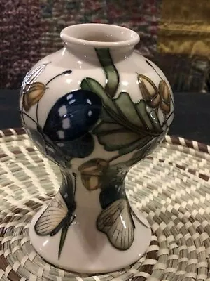 Moorcroft Pottery 2009  Butterfly Collection  Vase 04/6 Nib (b) • $495