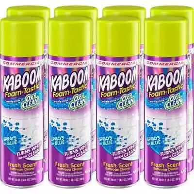 Oxi Kaboom Foamtastic Bathroom Cleaner Fresh Scent 19 Oz Spray Can 8/Carton • $66.99