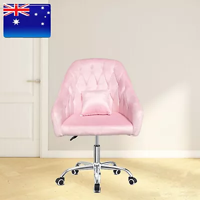 Swivel Office Chair Computer Desk Chair Lift Multi Purpose Office Home Velvet AU • $122.73