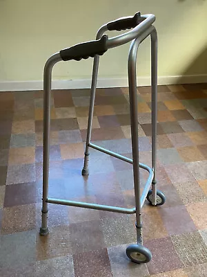  Drive Lightweight Aluminium Walking Zimmer Frame Front Wheels Mobility Aid • £18